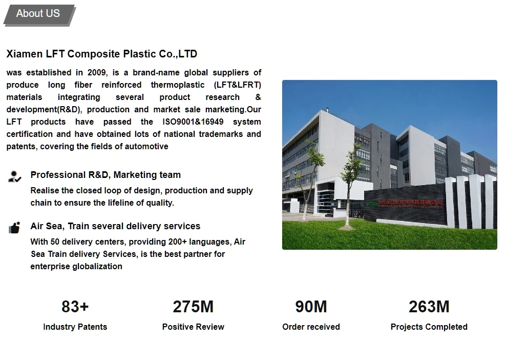 About xiamen LFT-G Company